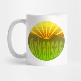 Arkansas Ozark Sunrise design Mug